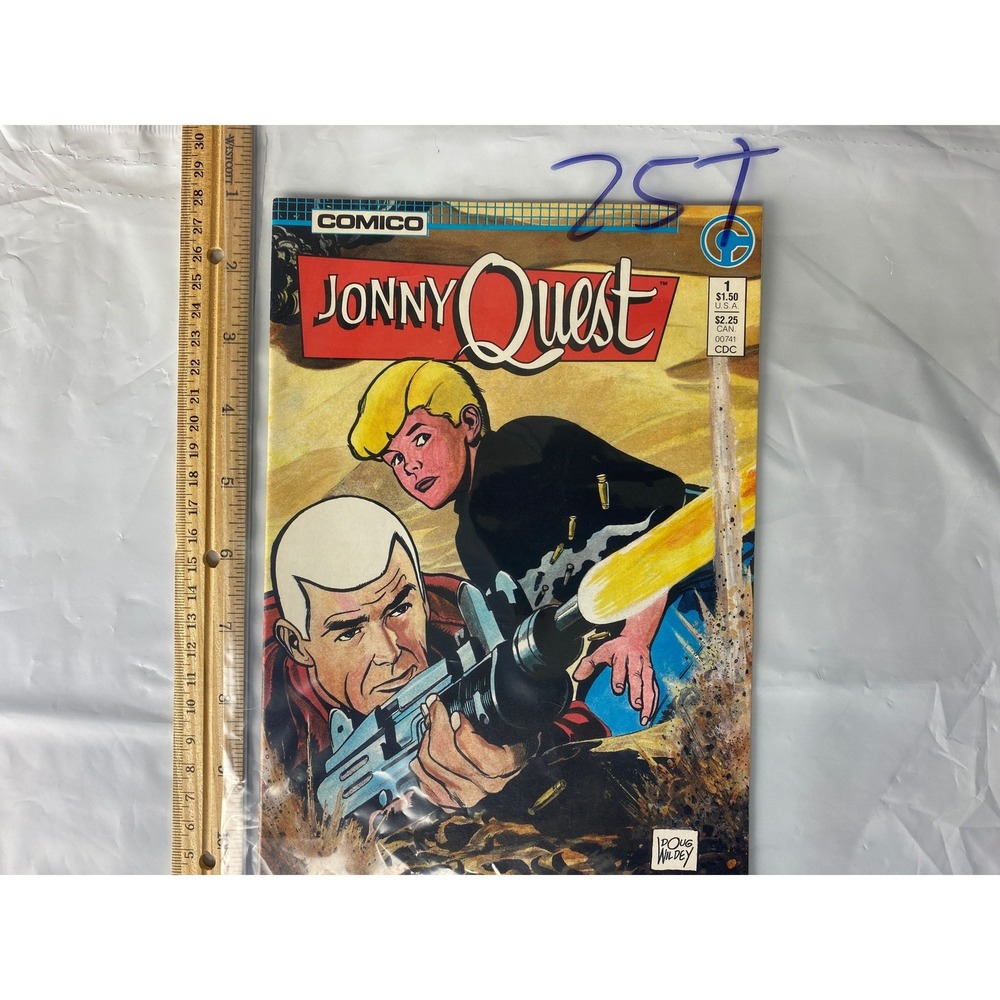 Jonny Quest Comic Book Issue 1 Comico‎ 1986